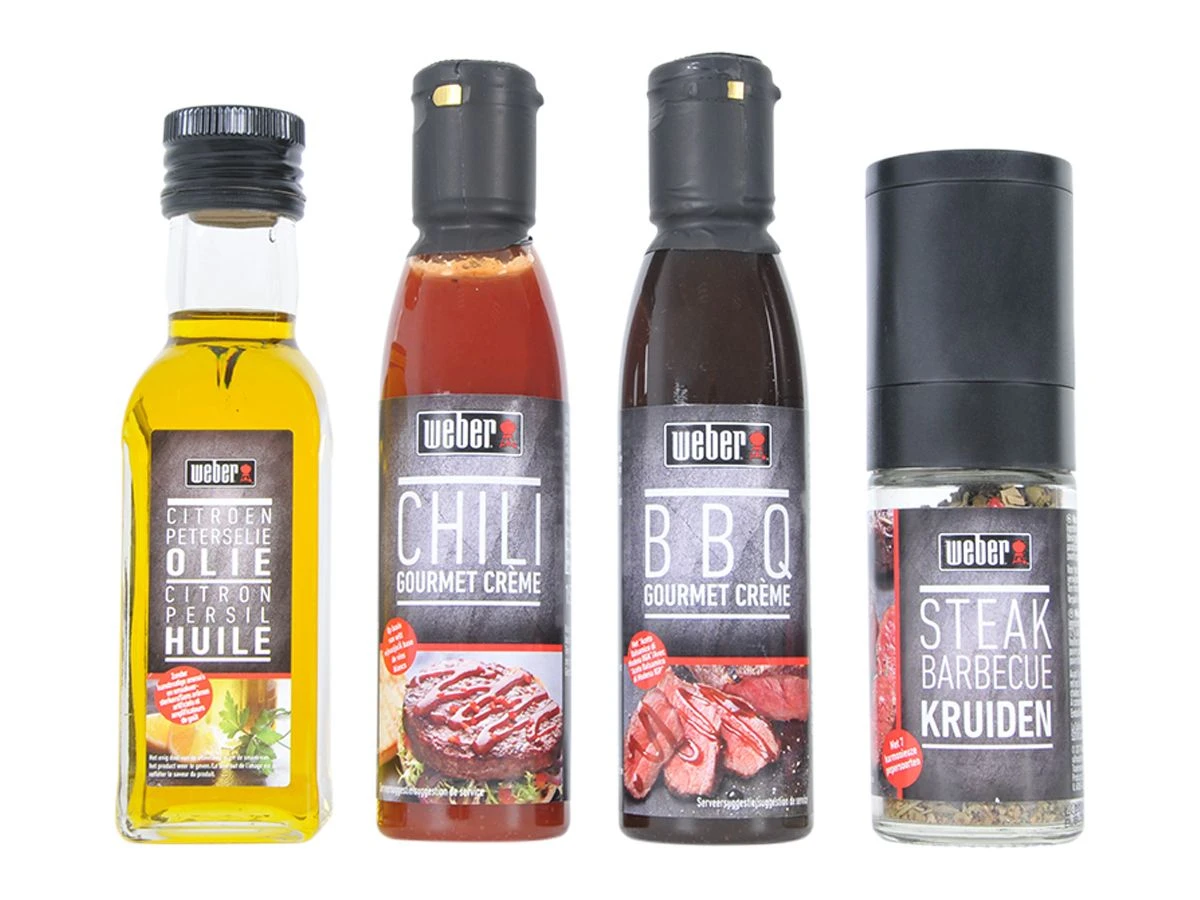 Weber Gourmet BBQ 4-delige Set In Giftbox 6 Weber Gourmet BBQ 4-delige Set In Giftbox - Afbeelding 4